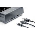 GEMBIRD Ni-MH + Li-ion Fast Battery Charger, black