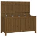 vidaXL Záhradný úložný box medovo-hnedý 121x55x64 cm masívna borovica