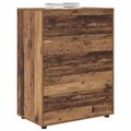 vidaXL Úložné skrine 80 x 48 x 105 cm Kompozitné drevo Staré drevo