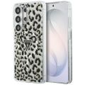 Puzdro Guess IML Leopard Print Triangle MagSafe pre Samsung Galaxy S26 Ultra čierne
