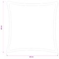vidaXL Poťah na podložku 6 ks HOUTEN Krémová 45 x 45 cm manšestr