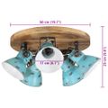 vidaXL Stropná lampa 25 W šmuhovaná modrá 50x50x25 cm E27