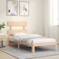 vidaXL Posteľ bez matraca 90x200 cm masívna borovica