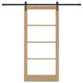 vidaXL Posuvné dvere ORKDAL 93 x 202 cm Prírodná