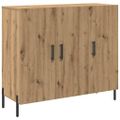 vidaXL Servírovacia skriňa Remeselný dub 90 x 34 x 80 cm