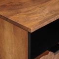 vidaXL TV skrinka s poličkou Drevité hnedé dokončenie 100 x 33 x 46 cm