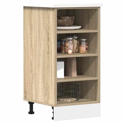 vidaXL Spodná skrinka "Riga" Dub Sonoma 40x44,5x81,5 cm