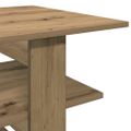 vidaXL Konferenčný stolík dub artisan 105x55x42 cm kompozitné drevo