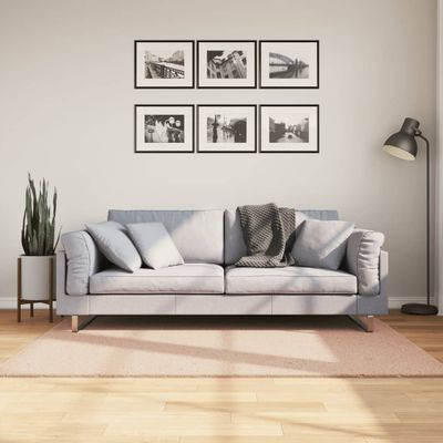 vidaXL Koberec HUARTE s krátkym vlasom umývateľný rumencový 120x170 cm