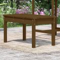 vidaXL Záhradná lavica medovohnedá 80x44x45 cm masívna borovica