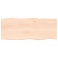 vidaXL Stolová doska 100x40x(2-4) cm neošetrený masív živé hrany