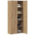vidaXL Highboard 2 ks Remeselný dub 80 x 42 x 185 cm