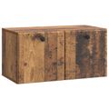 vidaXL Nástenná TV skrinka 59,5 x 31 x 30 cm Staré drevo