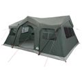 vidaXL Rodinný stan 487 x 340 x 216 cm Armádna zelená Polyester a oceľ