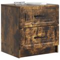 vidaXL Nočný stolík 2 ks Dymový dub 43 x 34,5 x 44,5 cm