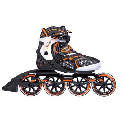 Kolieskové korčule NILS EXTREME NA 1060 S čierno-oranžové