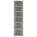 vidaXL Skrinky na topánky 2 ks betónové sivé 27,5x27x102 cm