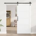 vidaXL Vnútorné dvere 93 x 202 cm Preglejka Biela
