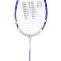 Bedmintonová raketa WISH Alumtec 317 strieborno-modrá