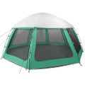 VidaXL Stan pri bazéne s odnímateľnými stenami zo sieťoviny 510x510 cm