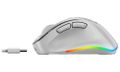 GENIUS Ergo 9000S Pro Pearl White/ duální Bluetooth + 2,4GHz/ 2400 dpi/ bezdrátová/ 6tlačítková/ dobíjecí/ RGB/ bílá Myš, bezdrátová, optická, 2400DPI, 6 tlacítek, Bluetooth, 2,4GHz, USB-C nabíjení, tichá, 7barevné podsvícení, bílá