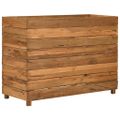 vidaXL Vyvýšený záhon 100x40x72 cm, recyklované tíkové drevo a oceľ