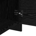 vidaXL Nočný stolík Čierny dub 45 x 34 x 44,5 cm Kompozitné drevo