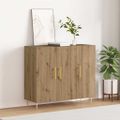vidaXL Servírovacia skriňa Remeselný dub 90 x 34 x 80 cm