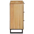 vidaXL Servírovacia skriňa 60 x 33 x 75 cm Masívne mango drevo Hnedá