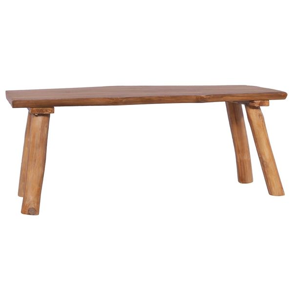 vidaXL Záhradná lavička 120 cm teakový masív
