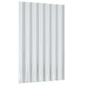 vidaXL Strešné panely 36 ks pozinkovaná oceľ antracitové 60x36 cm