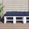 vidaXL Podložka na paletový nábytok kráľovská modrá 120x80x12cm látka
