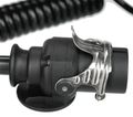Propojovací spirálový EBS kábel 7pin TRAILER CABLE 14, 24V, 3,5m SIXTOL