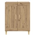 vidaXL Servírovacia skriňa Dub artisan 69,5 x 34 x 90 cm