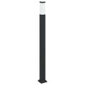 vidaXL Stĺpikové svietidlo 110 cm čierne IP44