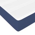 vidaXL Boxspring posteľ s matracom modrá 100x200 cm látka