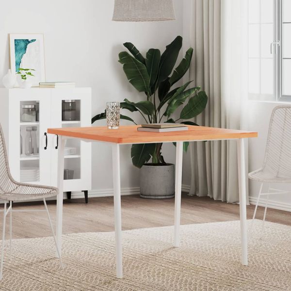 vidaXL Stolová doska 80x80x2,5 cm štvorcová masívny buk