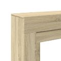 vidaXL Obloženie krbu dub sonoma 100x30x87,5 cm kompozitné drevo