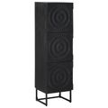 vidaXL Highboard Čierny 35 x 30 x 120 cm