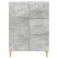vidaXL Servírovacia skriňa so zásuvkou Betónovo sivá 66 x 34,5 x 90 cm