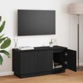 vidaXL TV skrinka 100 x 38 x 49 cm Čierny dub Kompozitné drevo