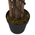 vidaXL Umelý figovník 96 listov 80 cm zelený