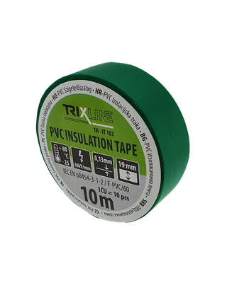 PVC izolačná páska TR-IT 103 10m, 0,13mm zelená TRIXLINE