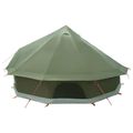 vidaXL Tipi stan 10-miestny Olivovo zelená Polyester a oceľ