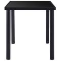 vidaXL 7-dielna jedálenská súprava, umelá koža, biela