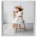 vidaXL Fotorámiky na stenu, koláž 3 ks, strieborné 40x40 cm, MDF