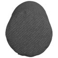 vidaXL Podložkové vankúše 2 pcs Tmavo šedá Ø 15 x 40 cm