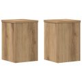 vidaXL Stojany na rastliny 2 ks dub artisan 20x20x30 cm kompoz. drevo