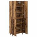 vidaXL Highboard 2 ks Staré drevo 69,5 x 34 x 180 cm Kompozitné drevo