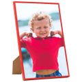 vidaXL Fotorámiky na stenu alebo stôl 3 ks červené 28x35 cm MDF